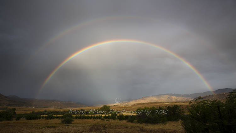 Double Rainbow, Maphutseng Valley, Lesotho